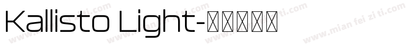 Kallisto Light字体转换
